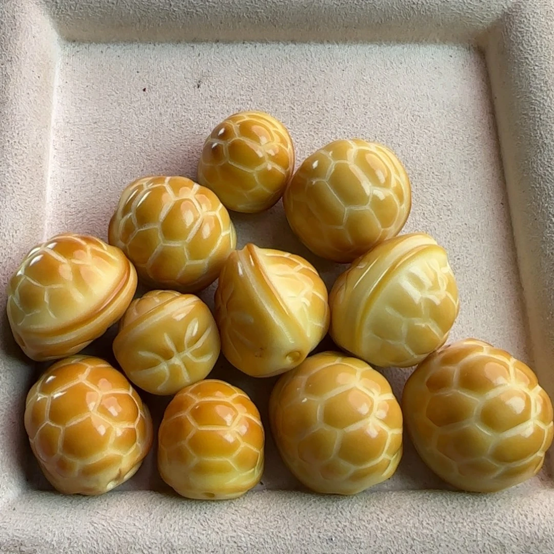 吊坠菩提根/象牙果微瑕牙果炭烤卡21+富甲10颗