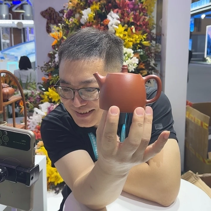 用***1紫砂茶杯朱泥 汉铎