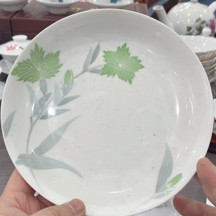 壶釉下五彩的瓷器和瓷器