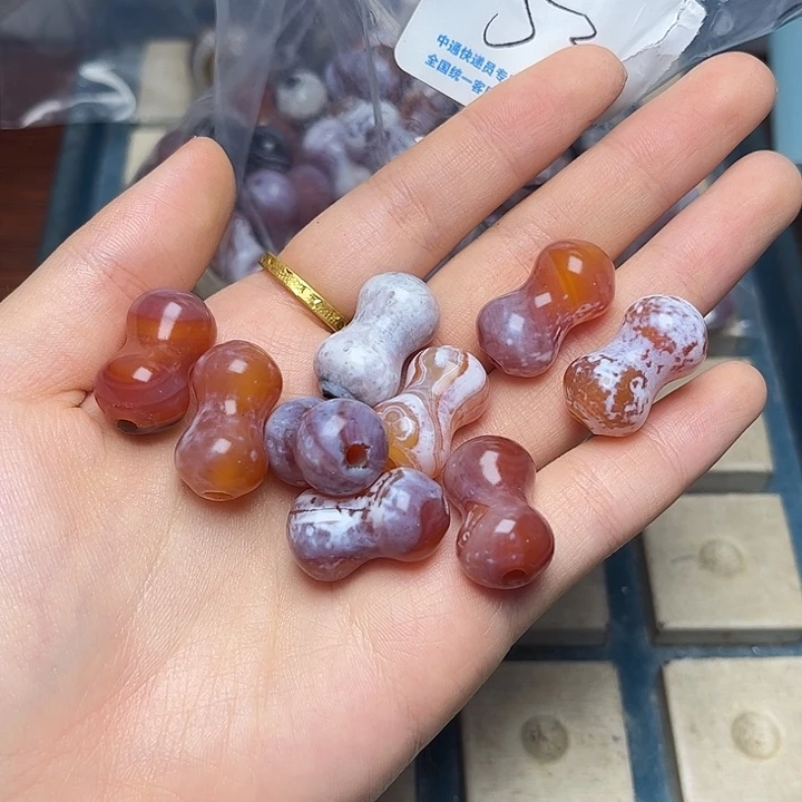 颈饰琉璃2772 玛.瑙 一颗可选