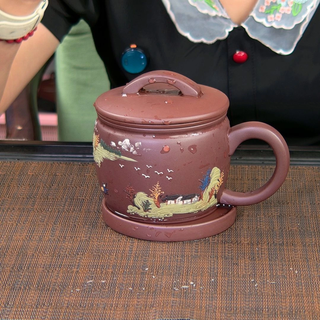 紫砂茶杯高货放漏