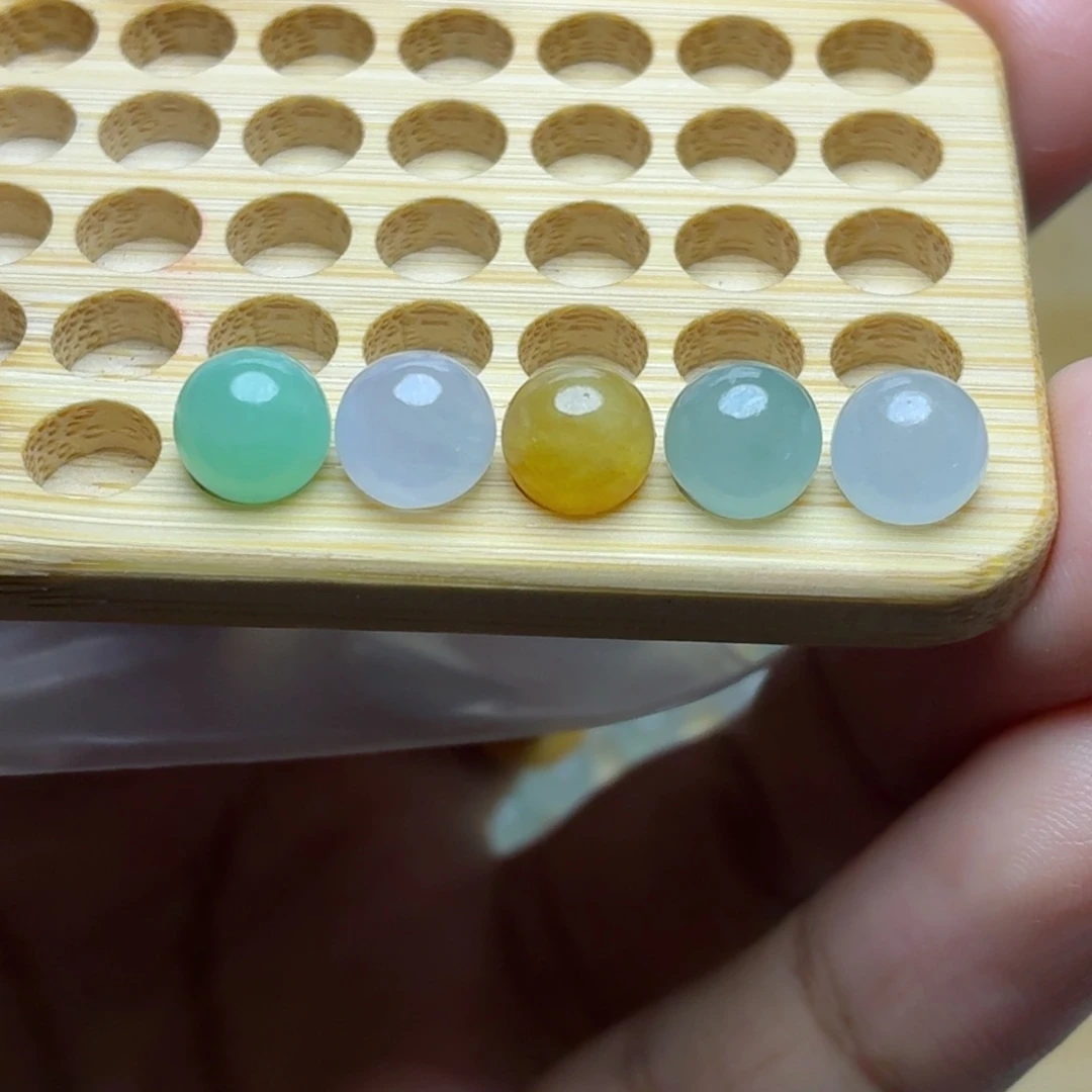 定制翡翠未镶嵌翡翠珠链