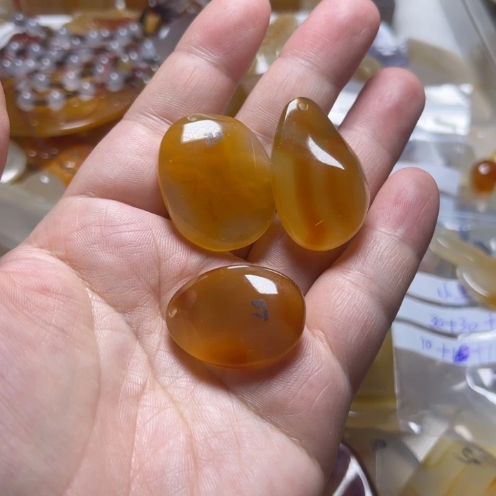 玛瑙/玉髓颈饰未镶嵌小**～003