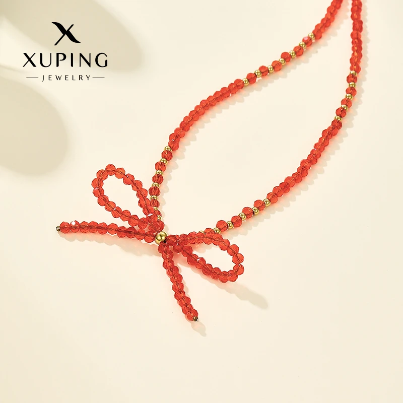 XUPING/旭平首饰 不锈钢亚克力项链 新年礼【潘生福利】 T000999702