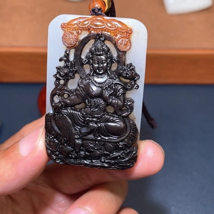百***科颈饰未镶嵌和田玉