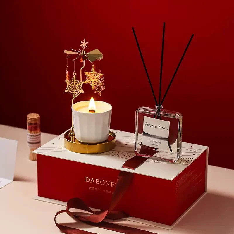 DABONES 欢喜盒子香薰礼盒高级感香氛蜡烛结婚新订婚生日伴手礼物