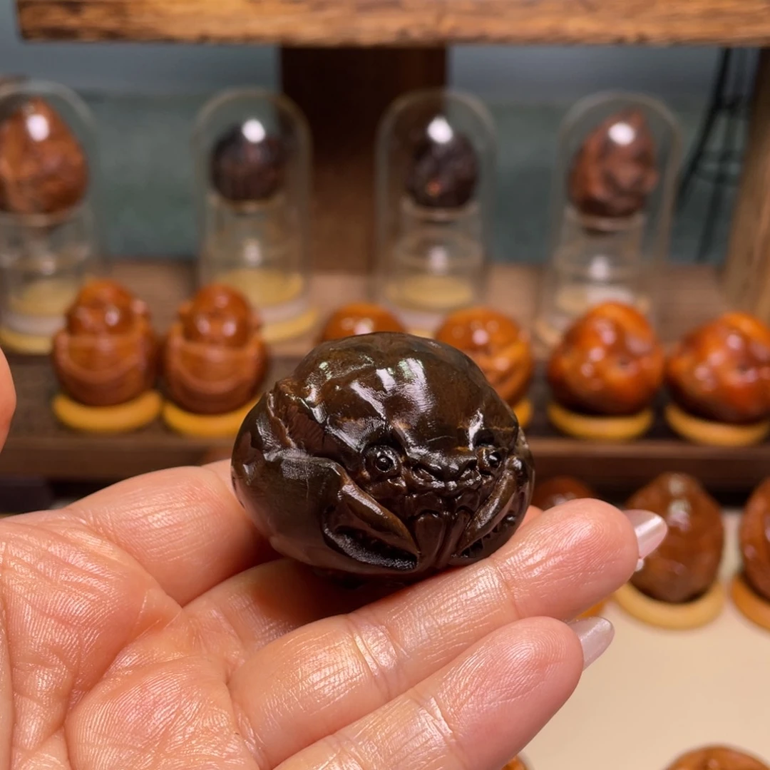 佛螺菩提吊坠伊*夕黑色螃蟹一颗