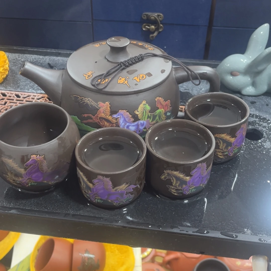 紫砂茶杯紫砂壶一壶4杯