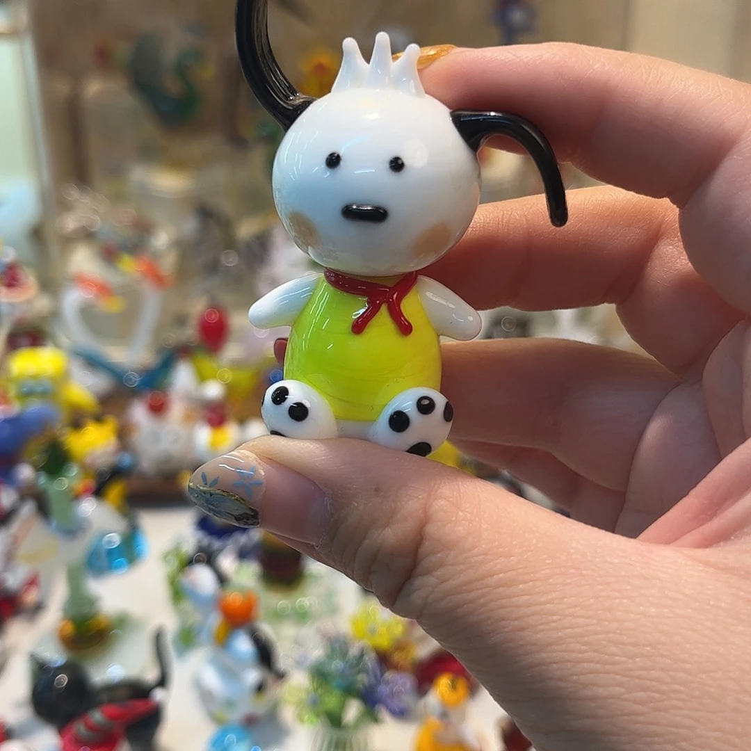 手工艺品琉璃小狗