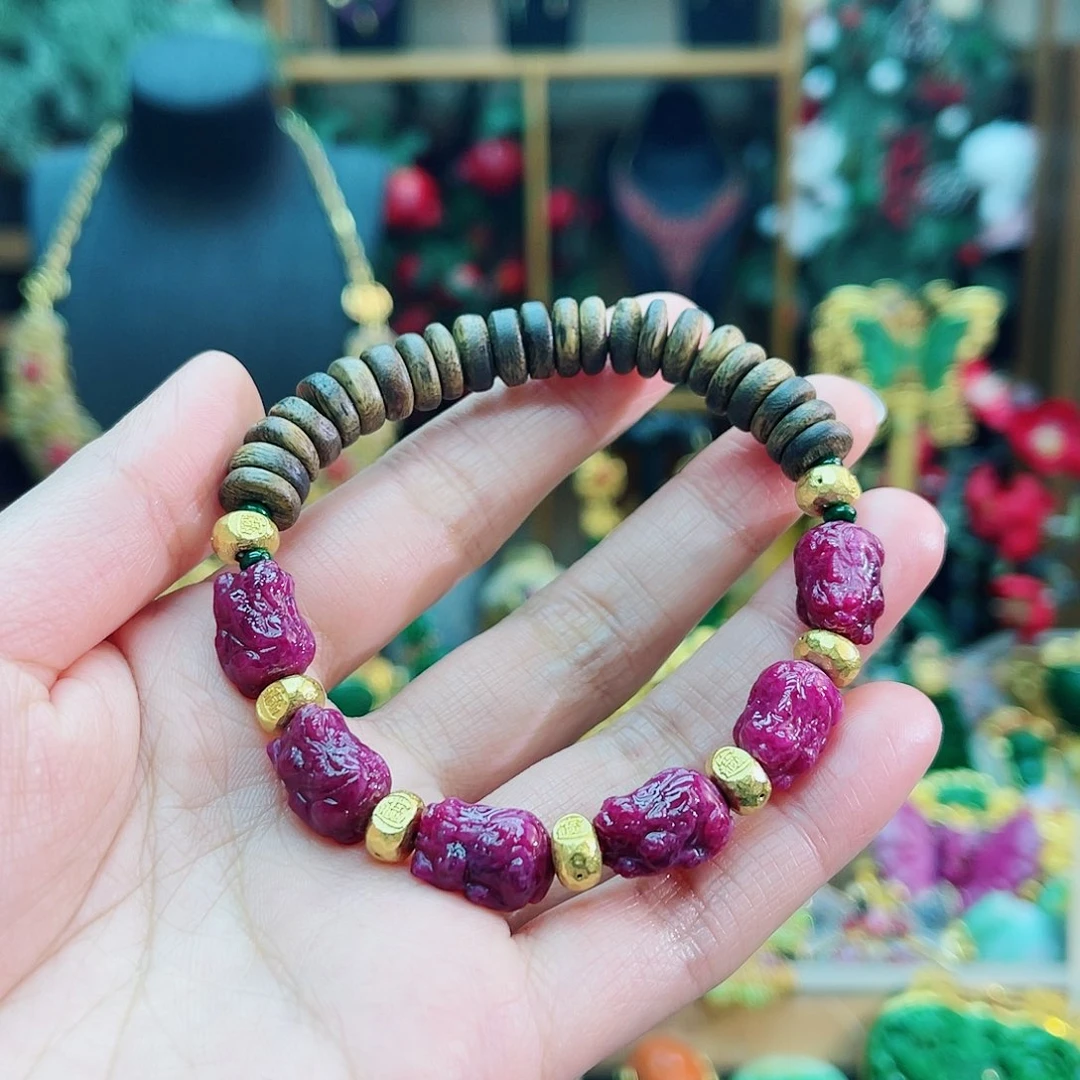 合金手链红宝石48小时鉴赏期1