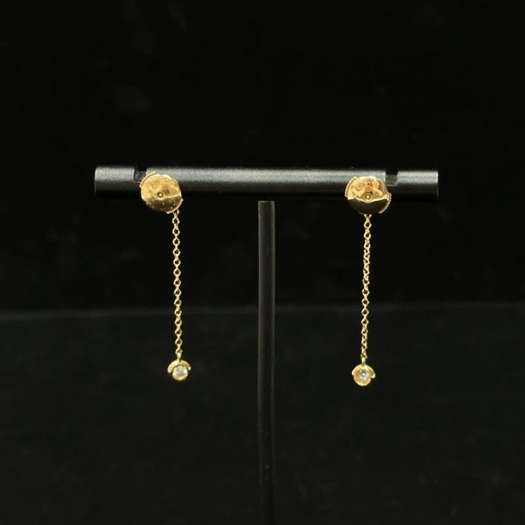 95新 Piaget/伯爵 possession时来运转钻石耳钉 10644