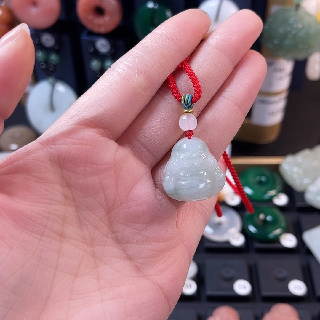 颈饰未镶嵌石英质玉景***0