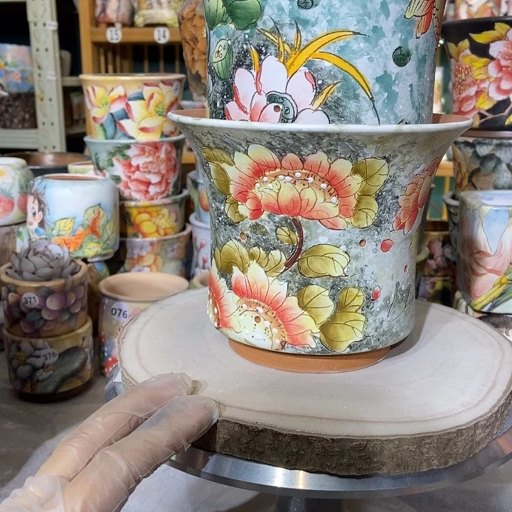 红陶景德镇艺术手绘作品