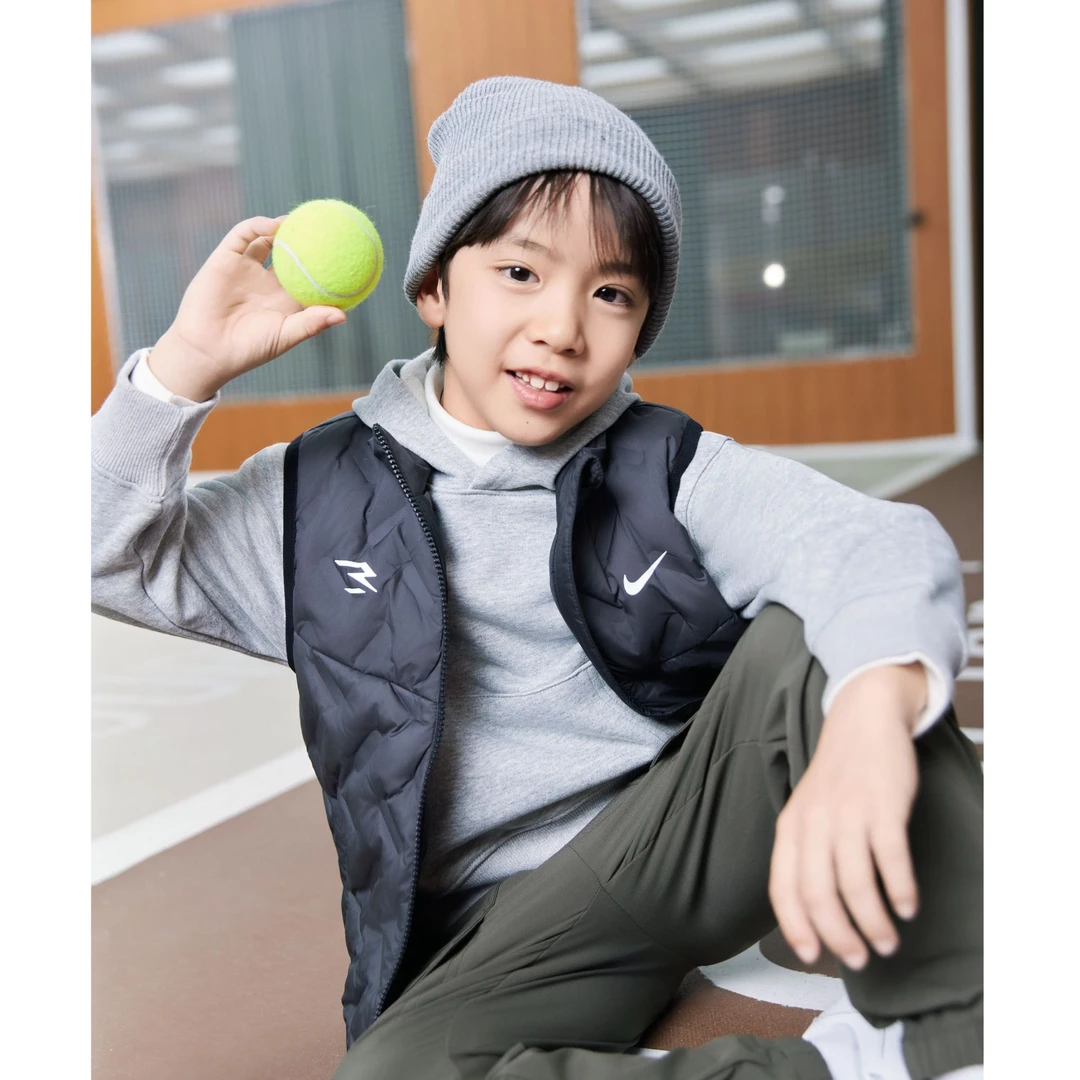Nike 3BRAND男女童装秋冬季中大童保暖时尚梭织马甲RWN-VE-1498