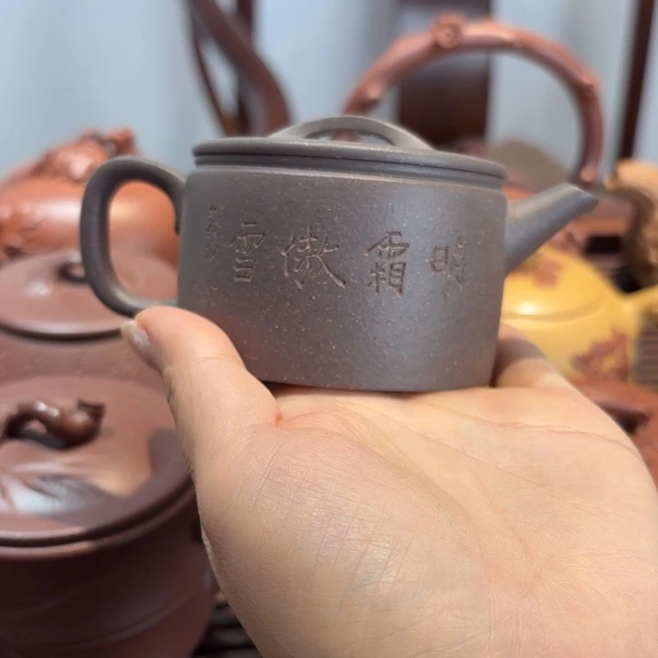 紫砂茶壶天青汉瓦