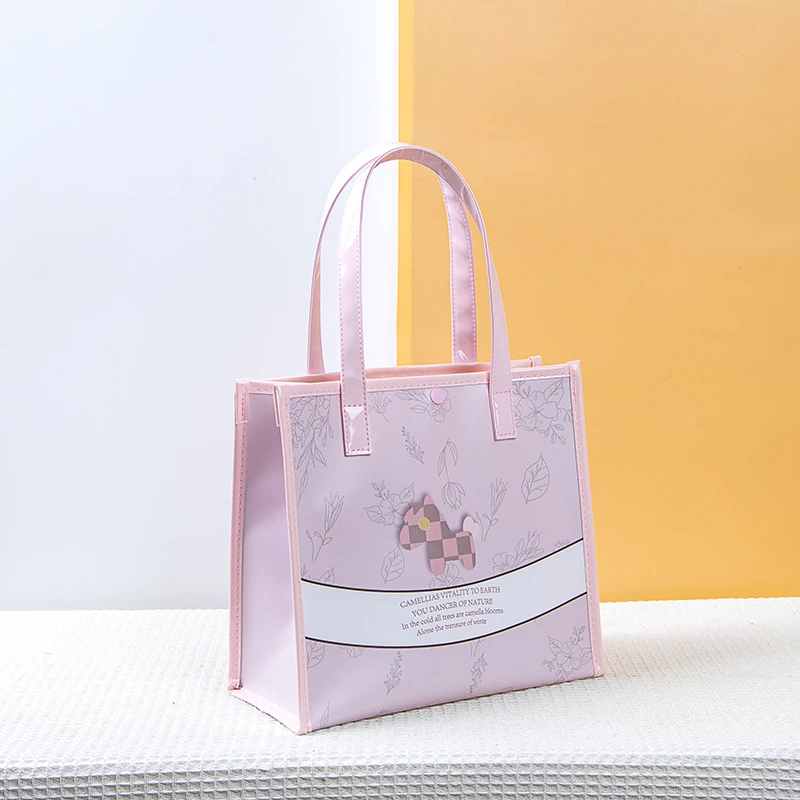 【新品上新】粉色小马 防水防污妈咪包大容量托特包时尚手提包