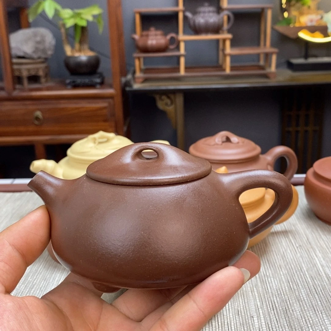 紫泥茶壶瑕疵容量260