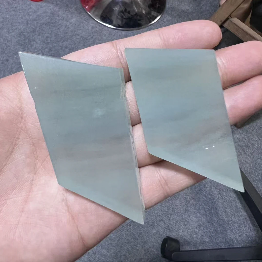 天然翡翠A货片料定制加工