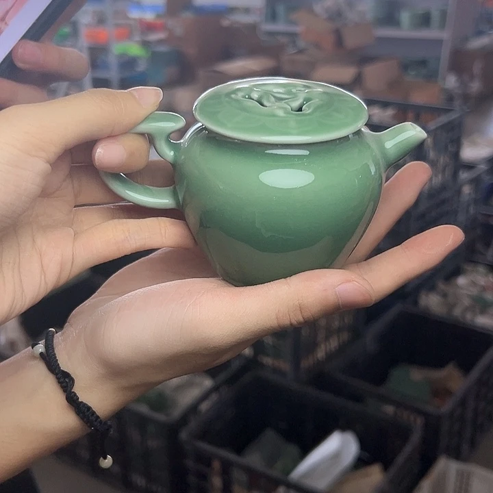 龙泉云间青瓷小米茶器