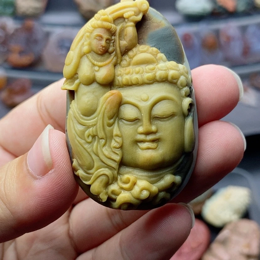 【闪购商品】未镶嵌定制石英质玉吊坠