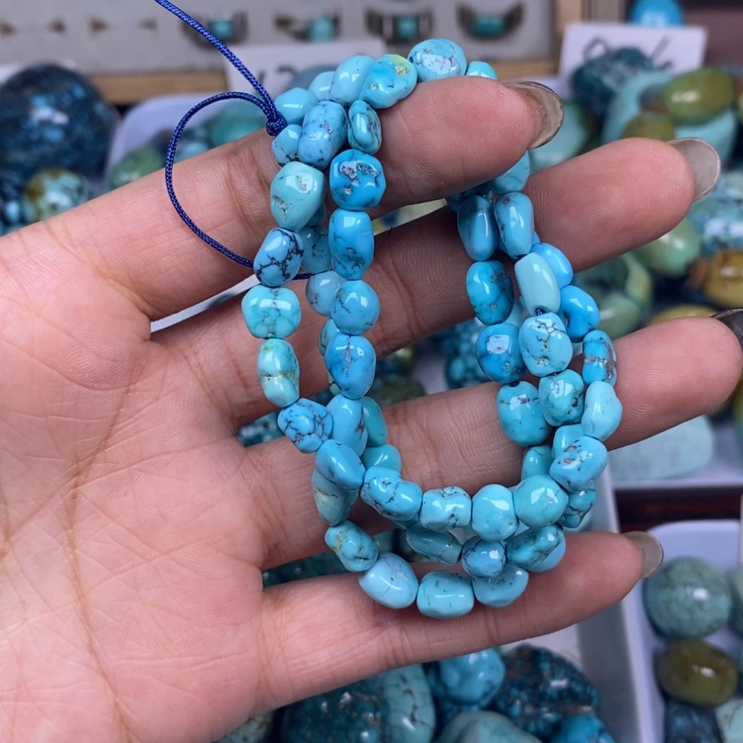 绿松石未镶嵌挂件