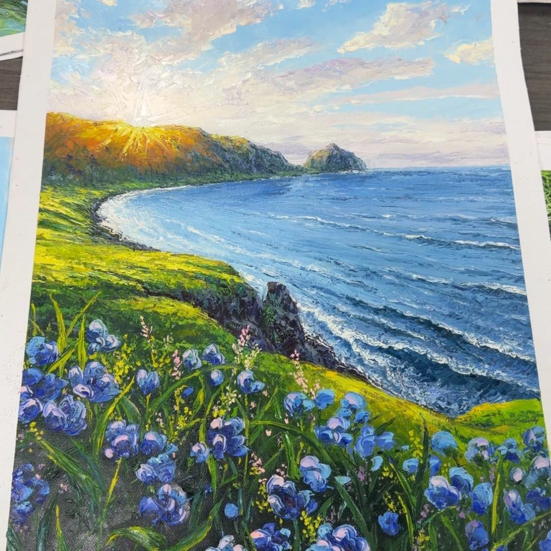 油画我的小伙伴都在