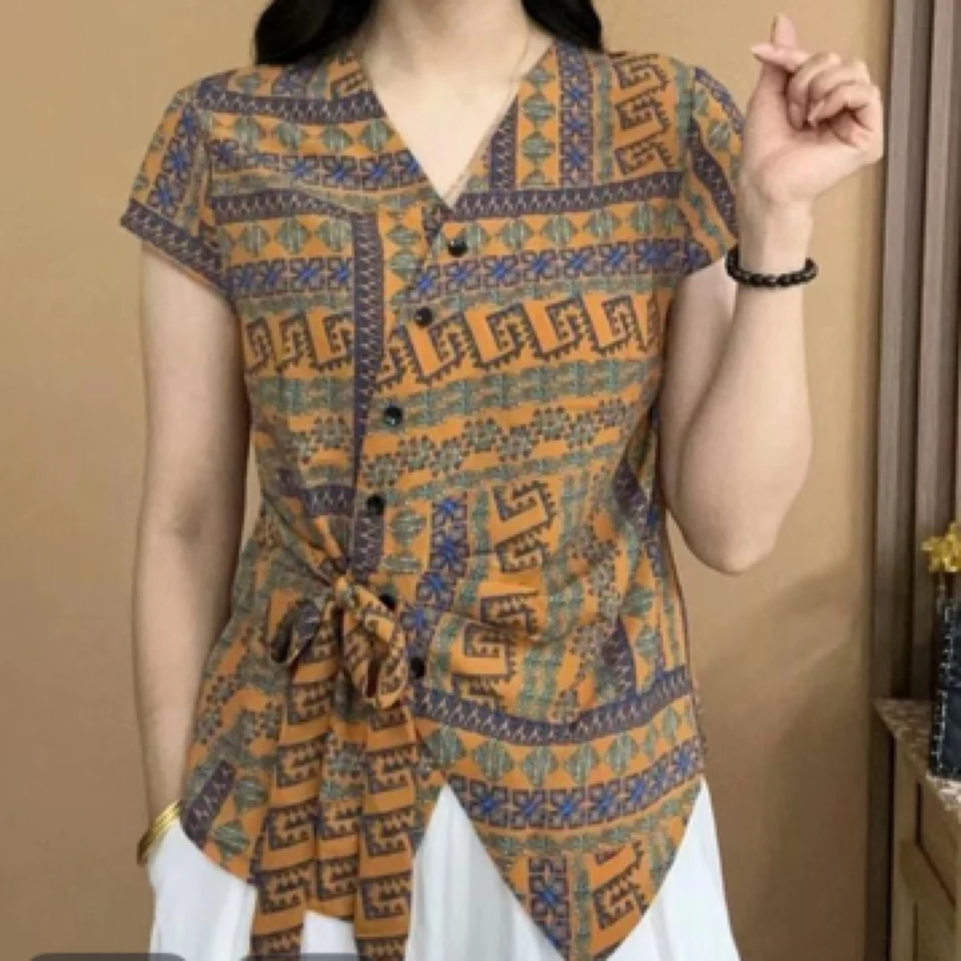 夏季新款时尚潮流百搭提花凉快舒服显瘦气质上衣