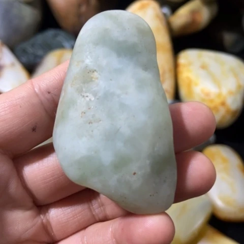 和田玉（糖玉）未镶嵌车挂