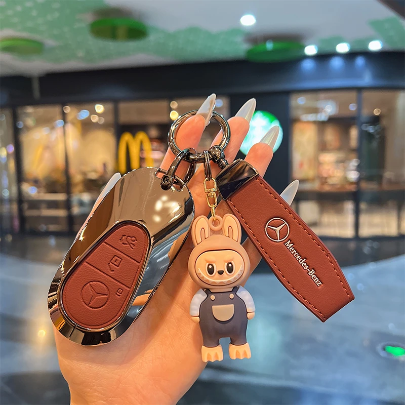 奔驰e300l钥匙套新e级/c260l/c200l/e260l扣glc壳s400高档24/25款