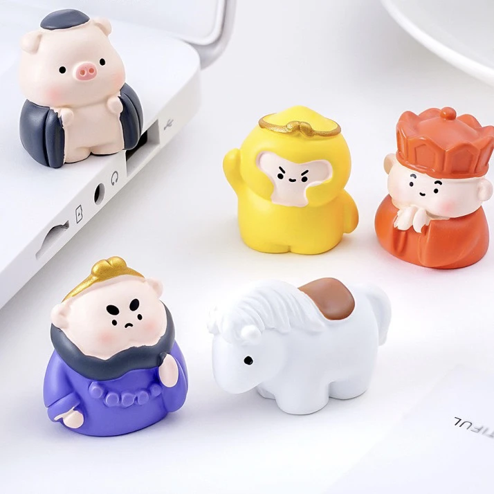 【直播拆】【对对碰】嘻游记 手工diy玩具可爱摆件 默认微瑕创意动物