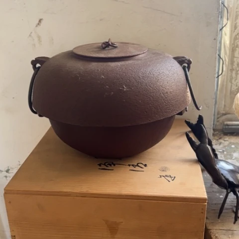 蜜安罐瓷香炉锡茶则