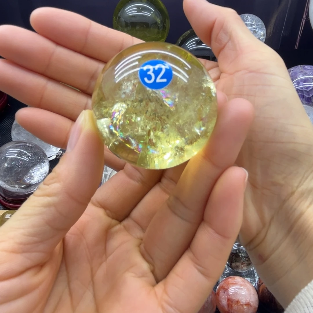 水晶珠宝半成品未镶嵌4.5公分