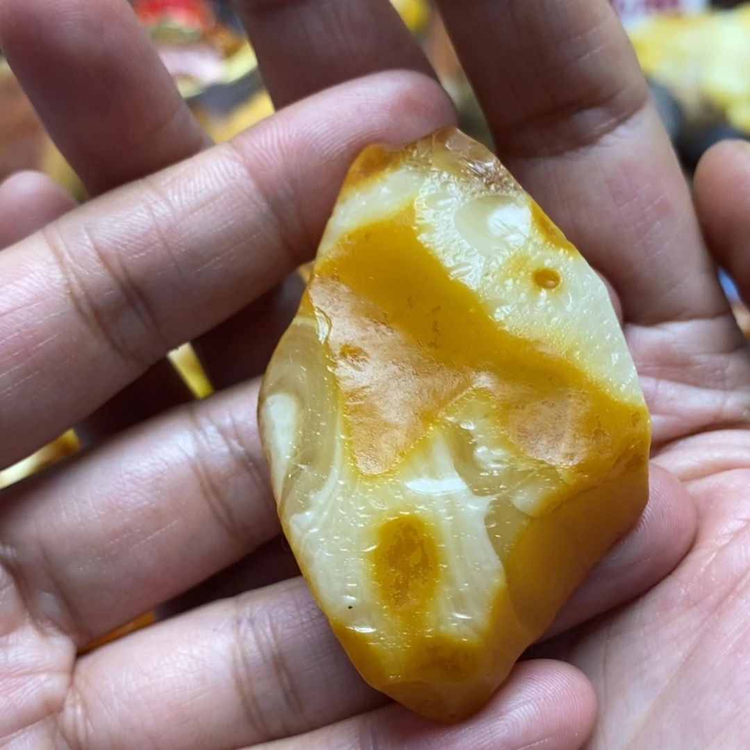 定制蜜蜡未镶嵌r****g传世琥珀蜜蜡定制