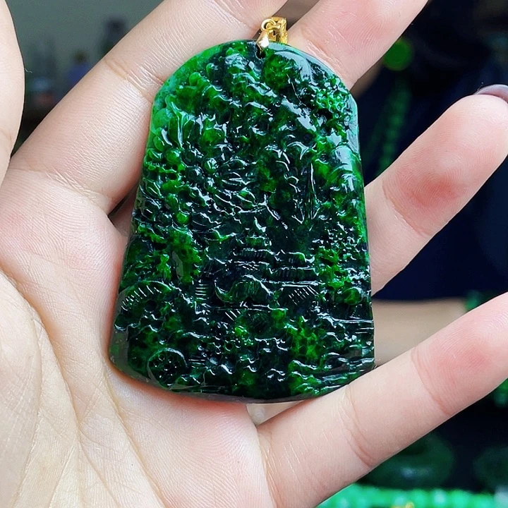 翡翠银S925镶嵌颈饰多样性