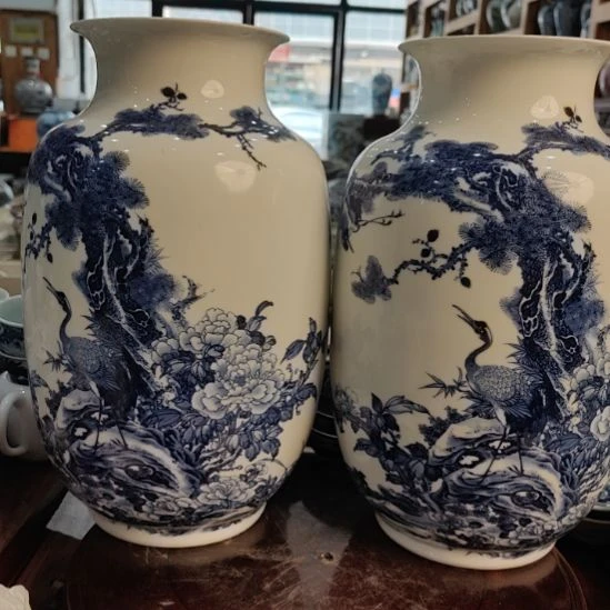 手绘青花手工绘画手工