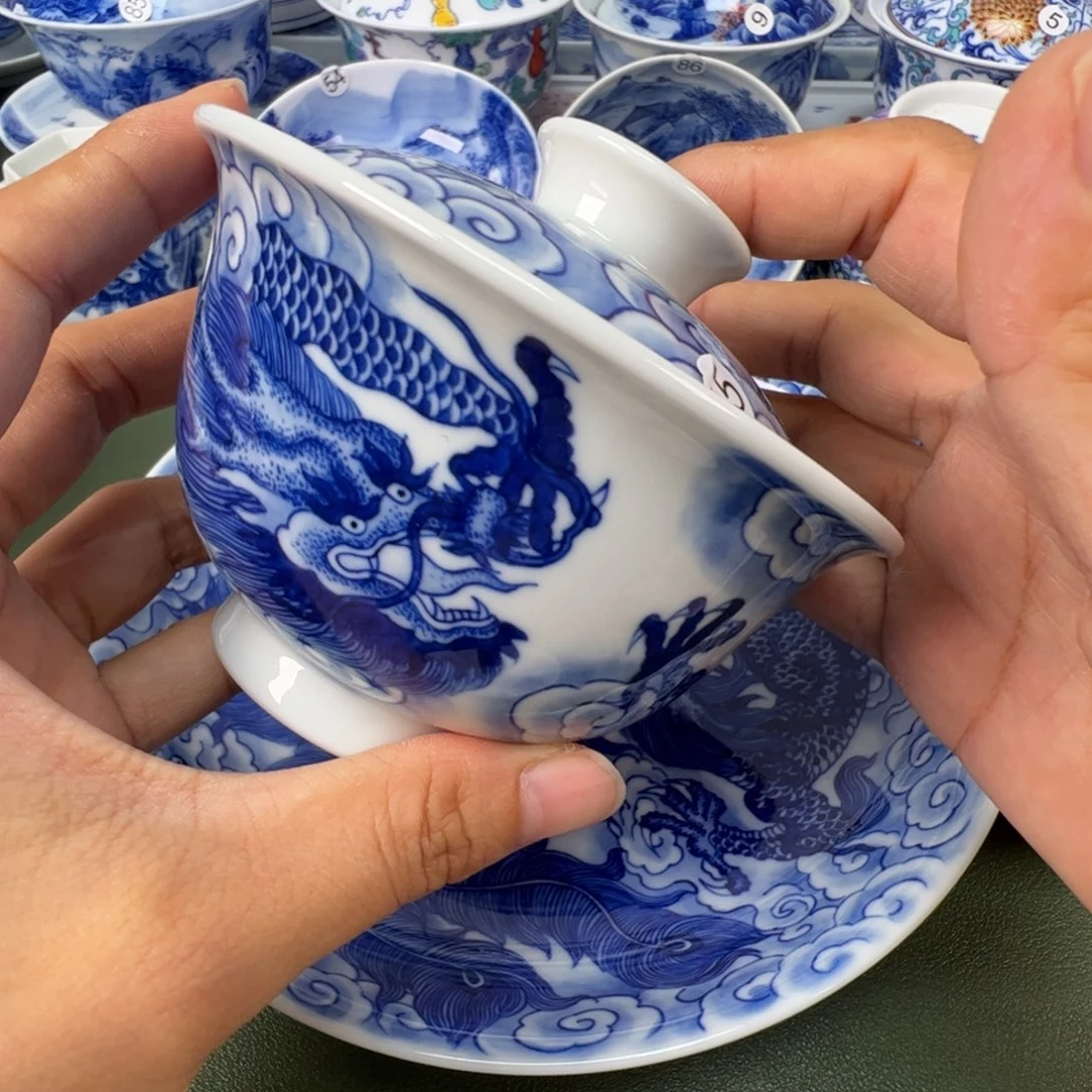 景德镇纯手工纯手绘茶具木木15