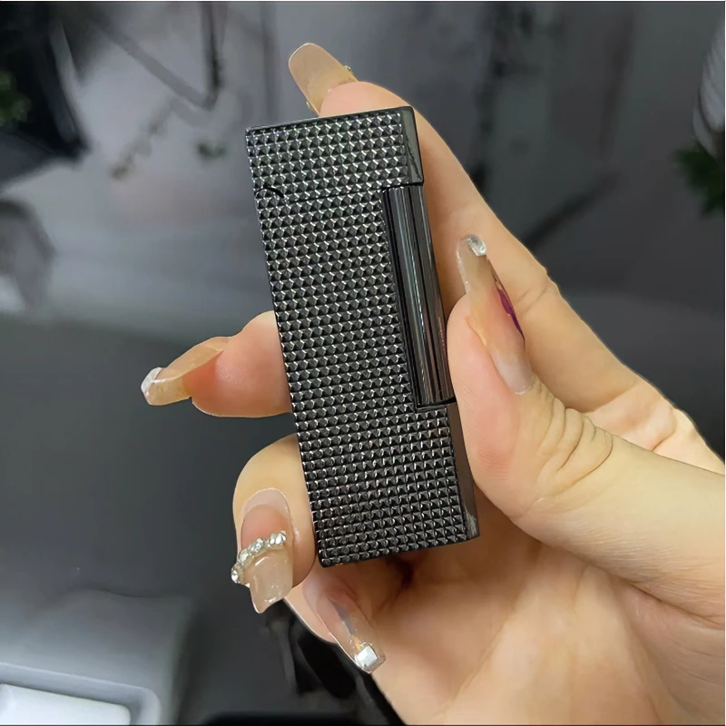 A004 黑武士巴黎丁 窄机侧滑砂轮斜火打火机