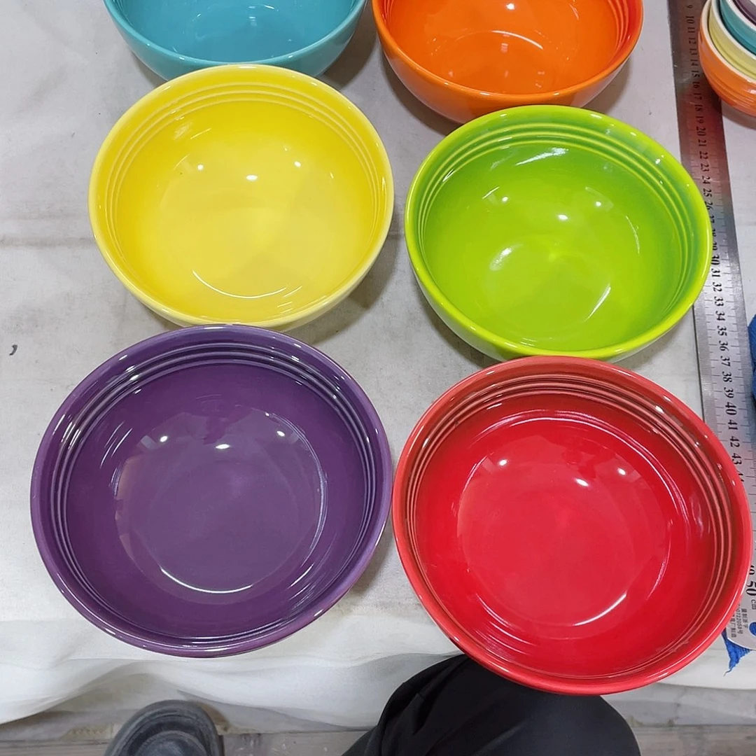 瓷片微瑕陶瓷餐具家用 六个装