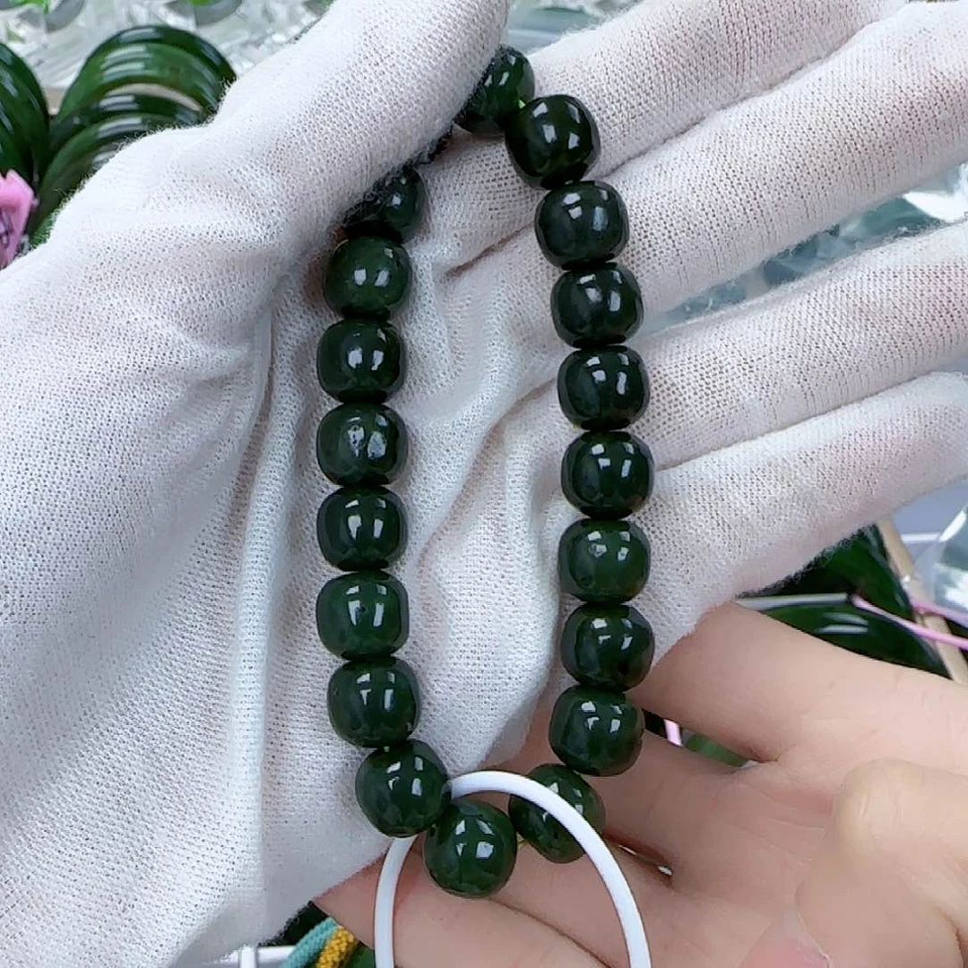 和田玉串珠未镶嵌