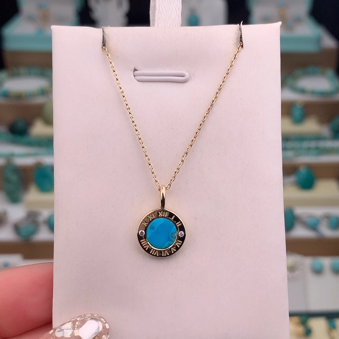 绿松石未镶嵌吊坠(不含链)