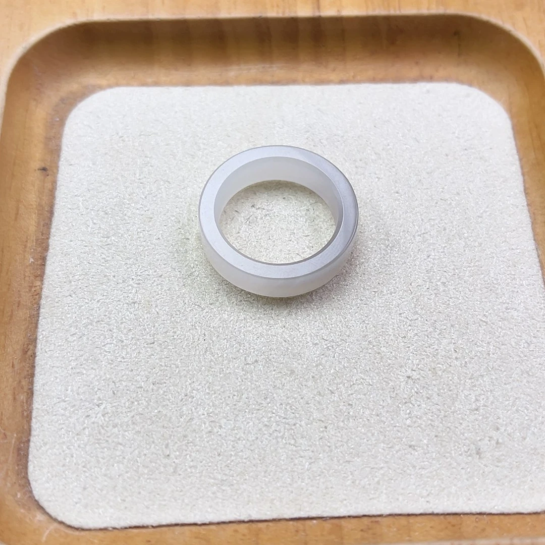 和田玉未镶嵌戒圈12号