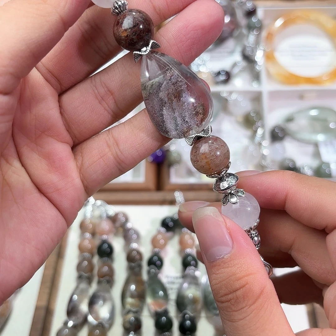 水晶手串合金水晶