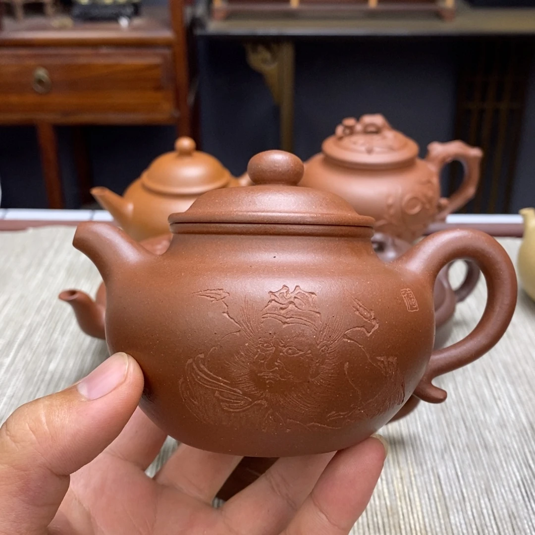 一***心底槽青茶壶小微容量260