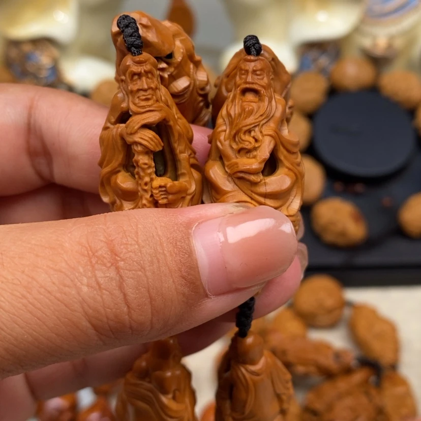 【闪购商品】橄榄核吊坠橄榄手工雕刻工艺