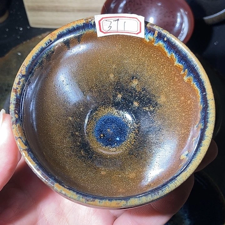 茶盏原矿原釉龙窑柴烧