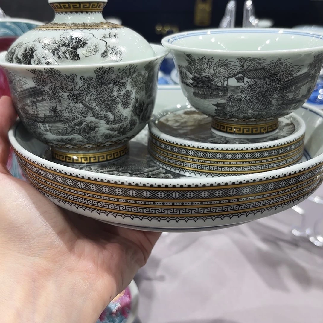 瓷片景德镇瓷器和半手
