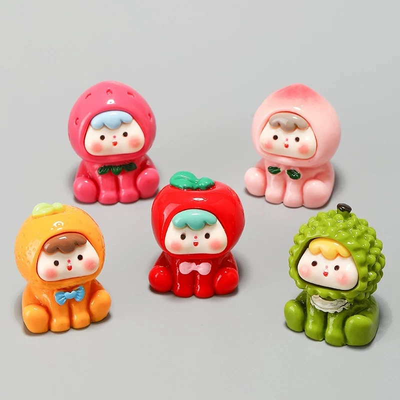 （直播拆）水果崽崽夜光实色树脂diy