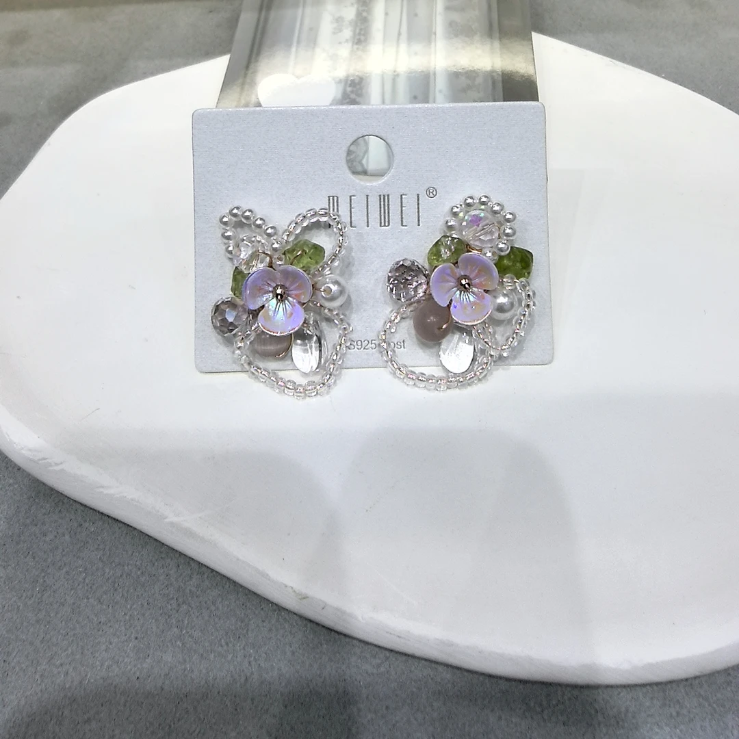 铜合金耳饰 66区 6641 轻奢新款时尚手工气质套装饰品