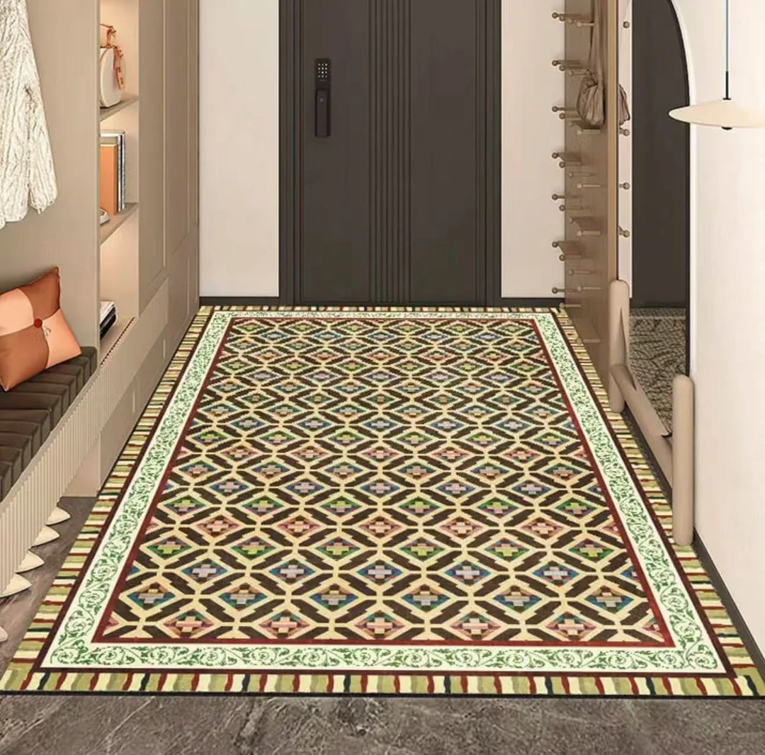 【加厚硅藻泥】波斯风家用入户门垫卫生间玄关可耐脏吸水防滑门脚垫