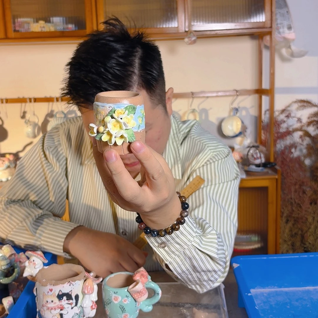 老梧家的手工多肉花盆
